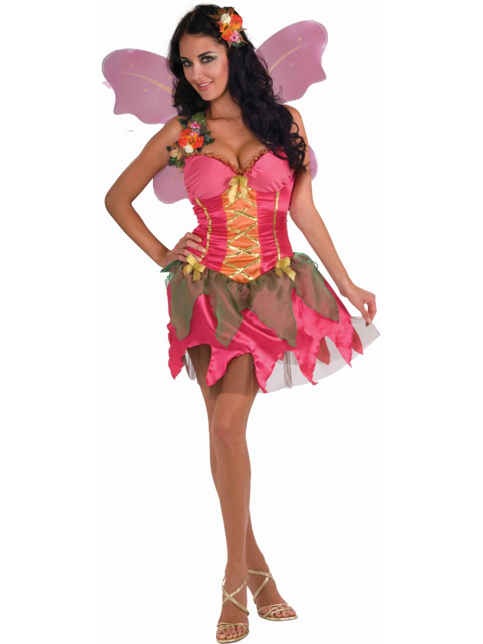 New Adult Child Pixie Fairy Autumn Flower Costume Accessory Hair Clips